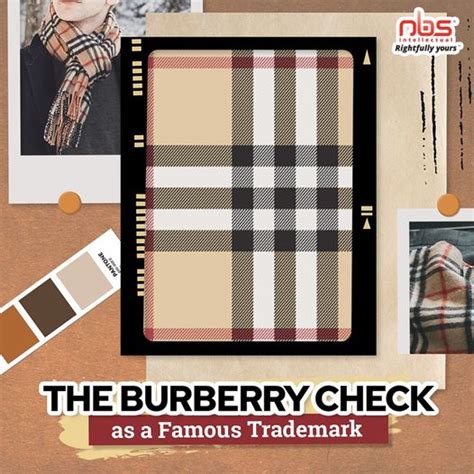 burberry check trademark